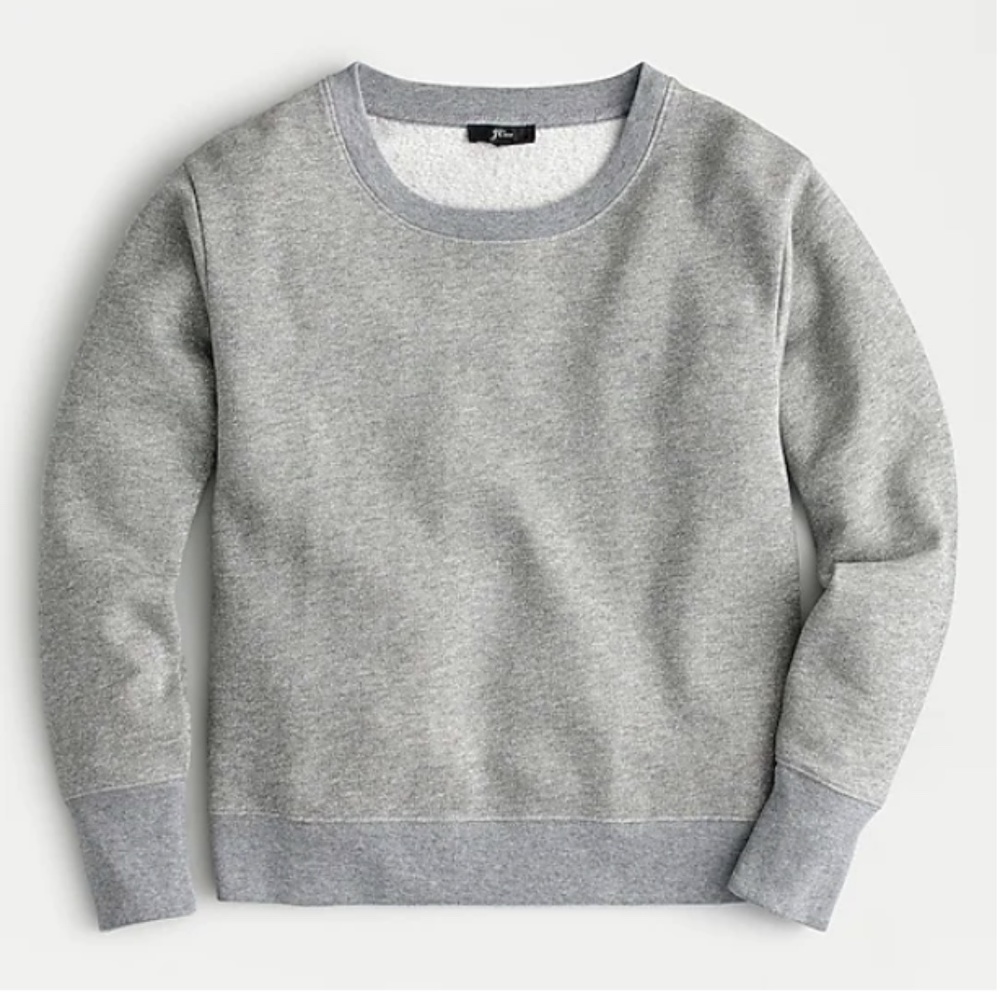 J. Crew | Metallic pullover sweatshirt (Size M)